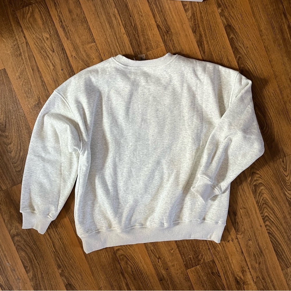 Altar'd State Happy Days Only Blue Embroidered Sweatshirt - Picture 3 of 7